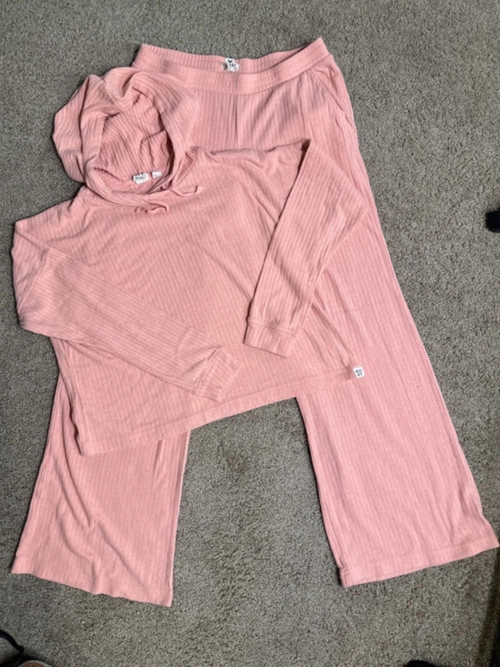 Women's Roxy Ribbed Hooded Lounge Set